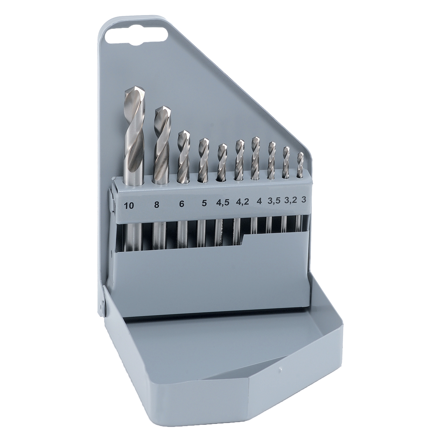 ALPEN KM PZ10 Cobalt Drill Bit Set – 10 Pieces (3mm to 10mm)