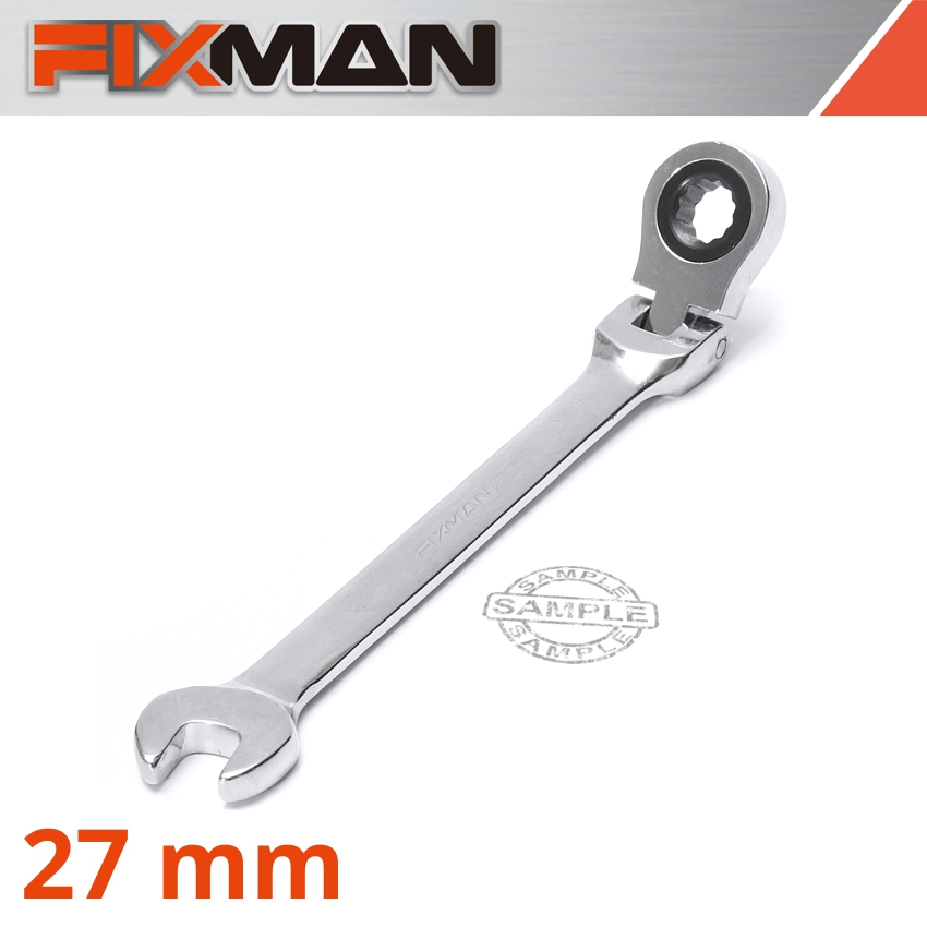 Fixman Flexible Ratchet Combination Wrench 27Mm