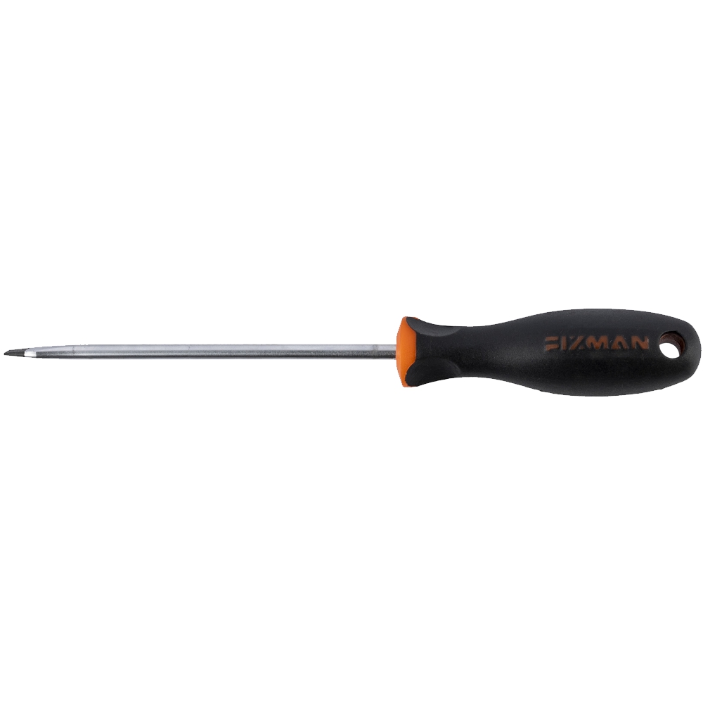 Fixman S/Driver Slotted 4X0.8X100Mm Crv With Ergonomic Handle