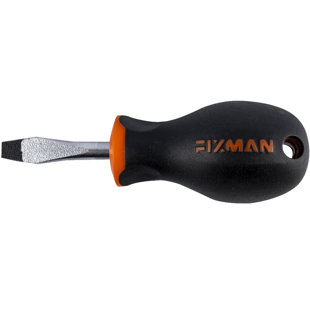 Fixman S/Driver Slotted 6.5X1.2X38Mm Crv With Ergonomic Handle