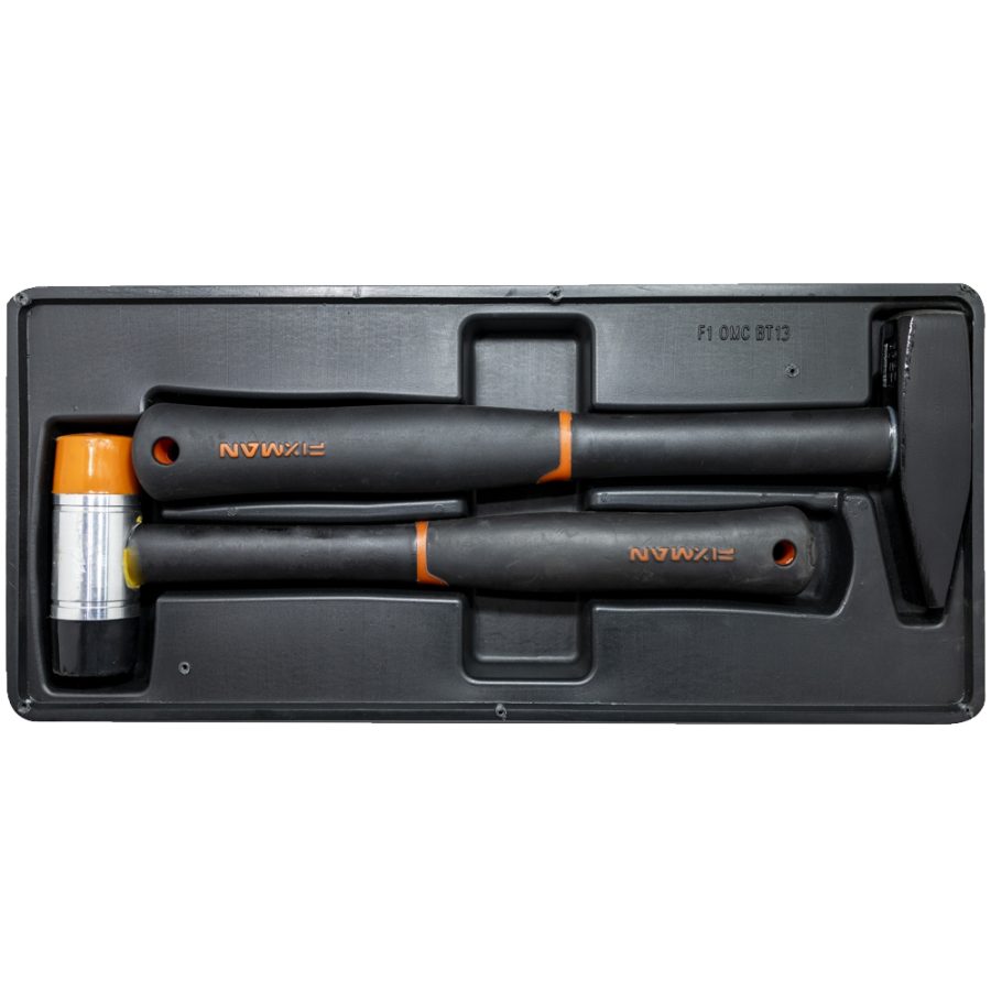 Fixman 2-Piece Hammer Set – Machinist Hammer & Mallet (Tray)