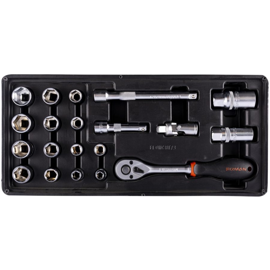 Fixman 20-Pc 3/8' Dr.Sockets & Accessories
