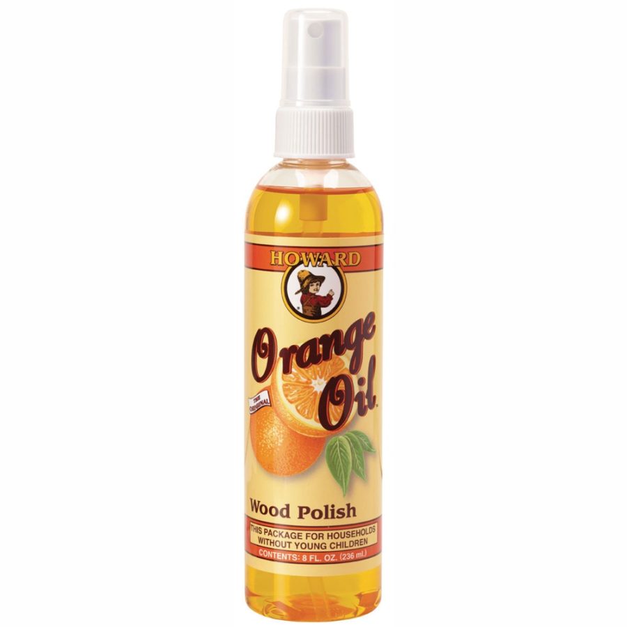 Howard Orange Oil Spray Furniture Polish – 237 ml Wood Cleaner