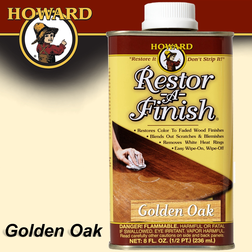 Howard Restor‑A‑Finish Golden Oak – 237 ml Wood Restorer