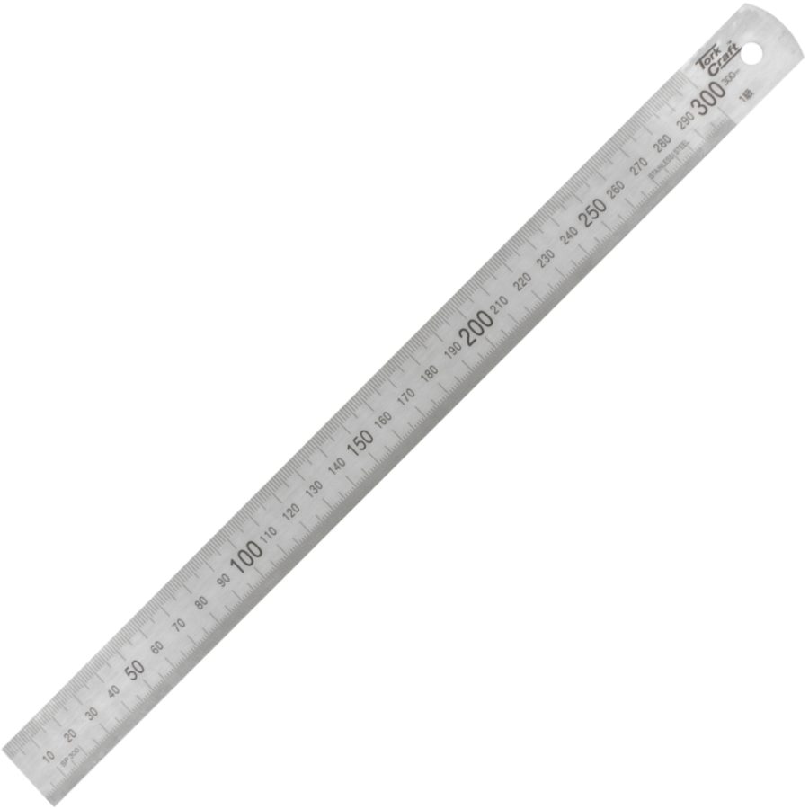 Stainless Steel 300X25X1.0Mm Ruler