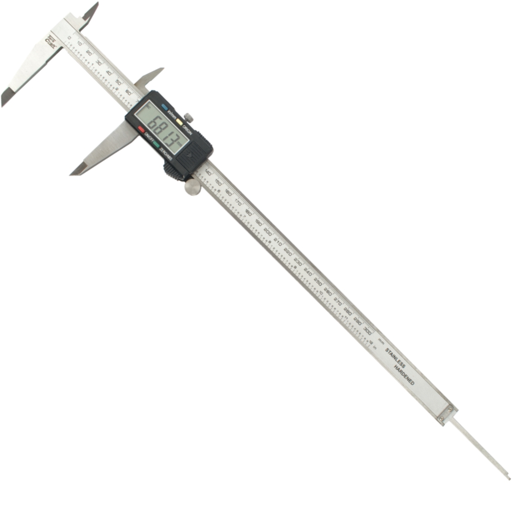 Vernier Digital 4 Key 300Mm S/Steel 0.01Mm Acc. Abs Func. Metric / Inc