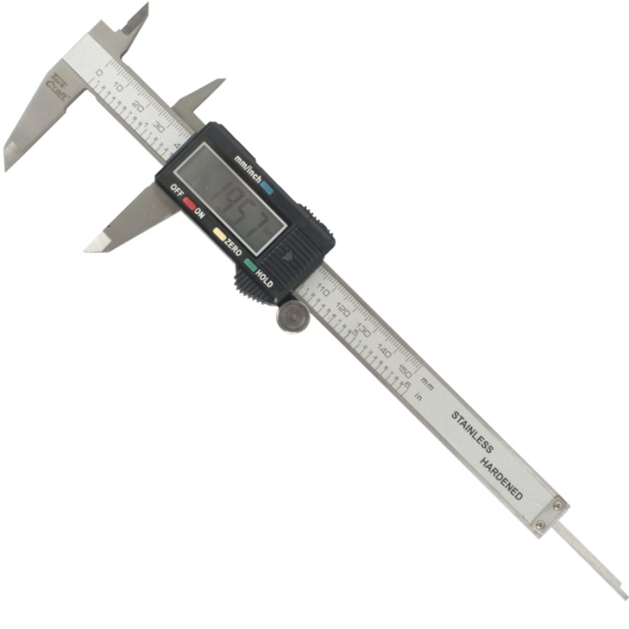 Vernier Digital 150Mm Memory Hold S/Steel 0.01Mm Acc. Metric / Inch