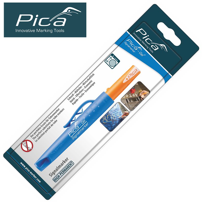 Pica - White Gel Signalmarker Crayon Marker White
