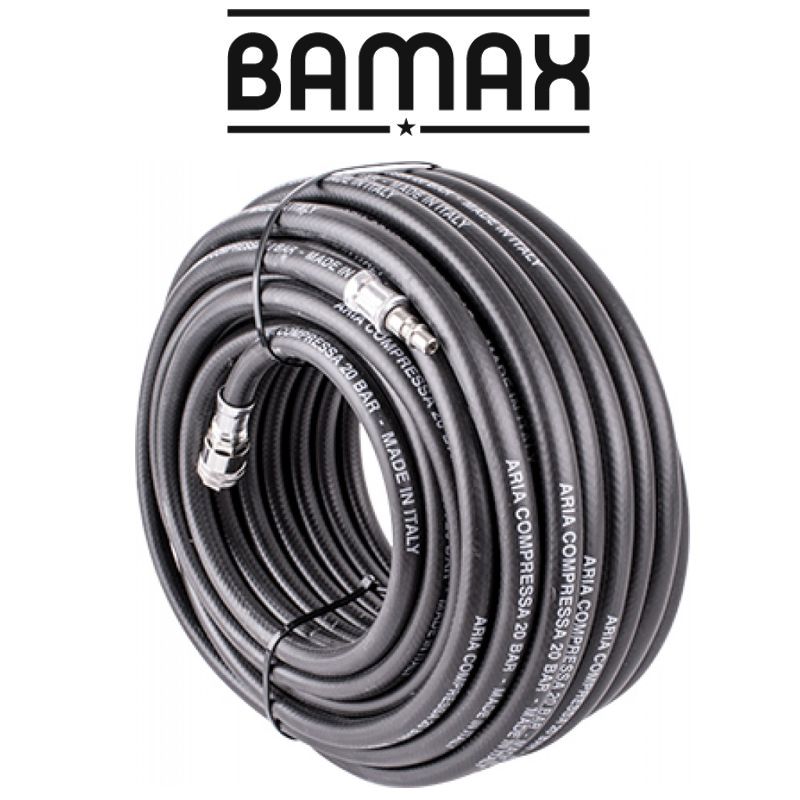 Rubber Air Hose 10Mmx30M W.Quick Coupler