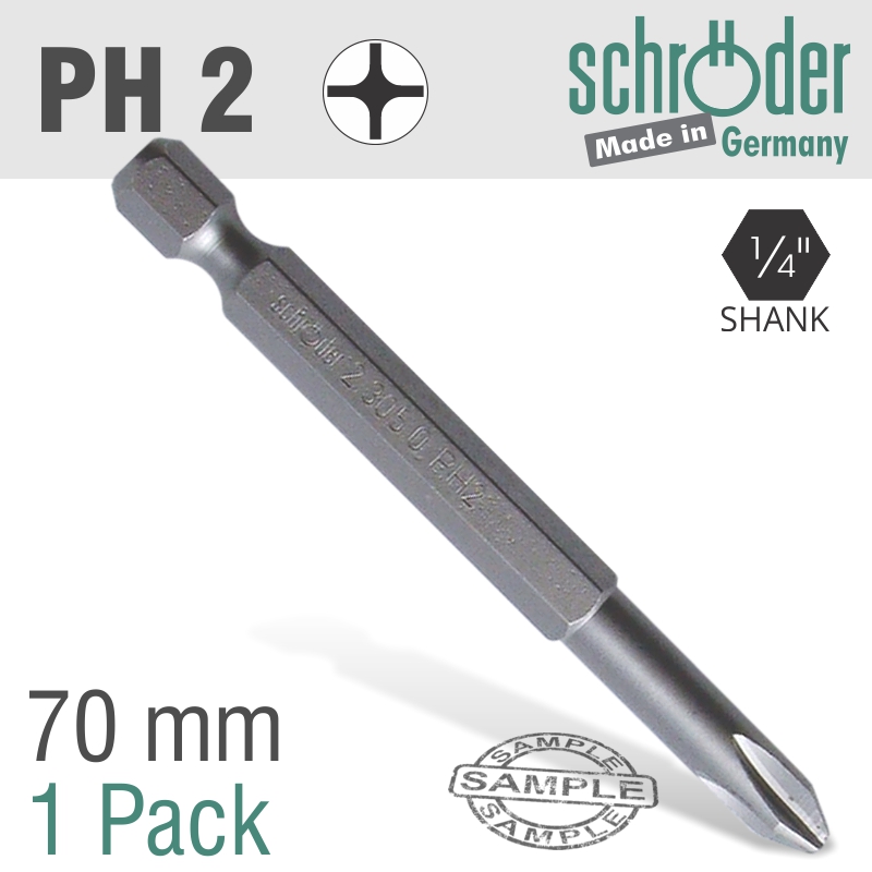 Phil.No.2 70Mm Power Bit 1Cd