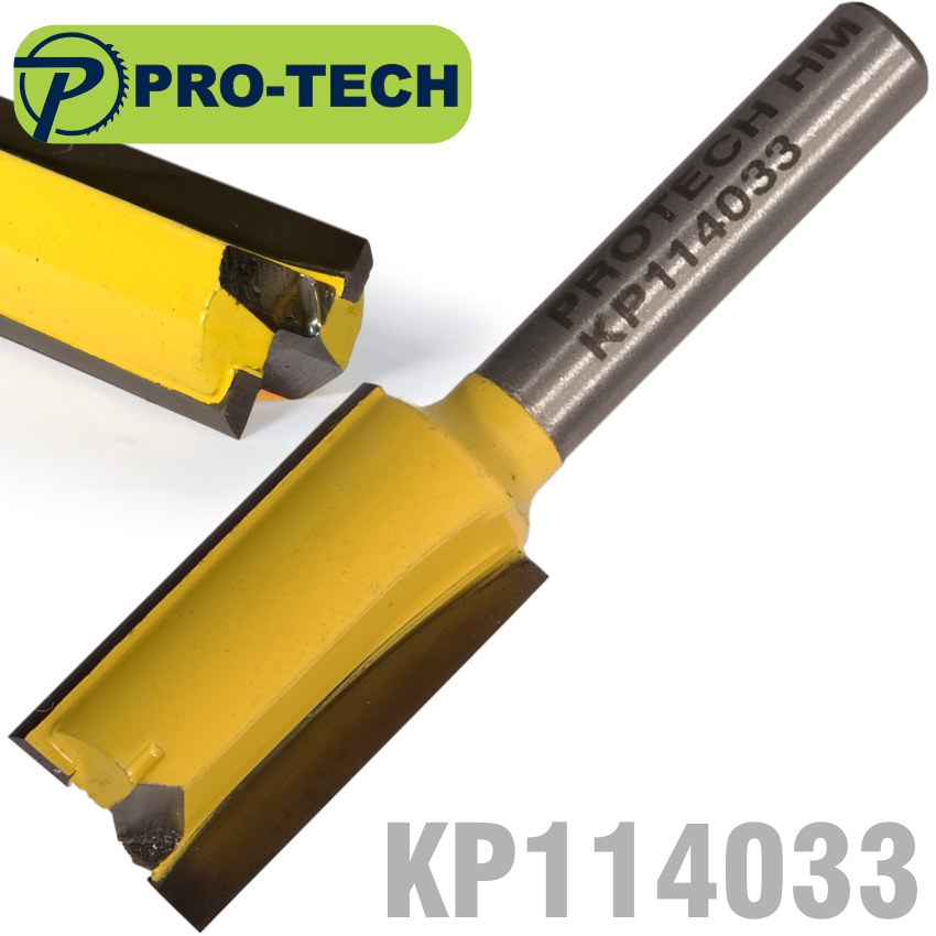 Straight Bit 1/2'(12.7Mm) X 1'(25.4Mm) Cut 2 Flute With Bottom Cut 1/4
