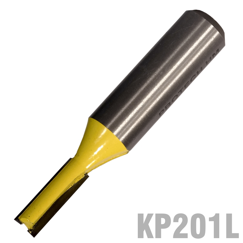 Straight Bit 1/4' (6.35Mm) X 3/4'(19Mm) Two Flute 1/2' Shank