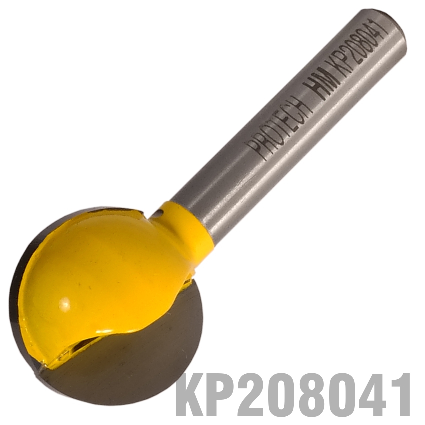Plunge Cutting Ball 3/4'(19Mm) X 3/4'(19Mm) 1/4'Shank