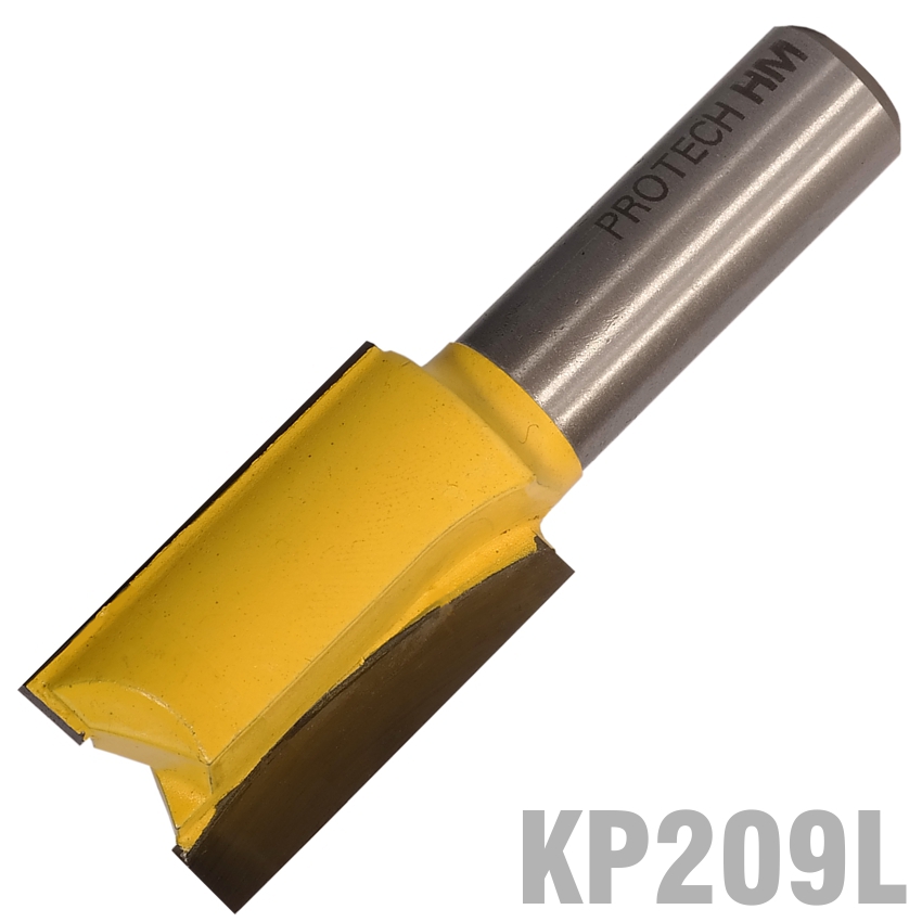 Straight Bit 7/8'(22.2Mm) X 1 1/4'(31.8Mm) Two Flute 1/2' Shank