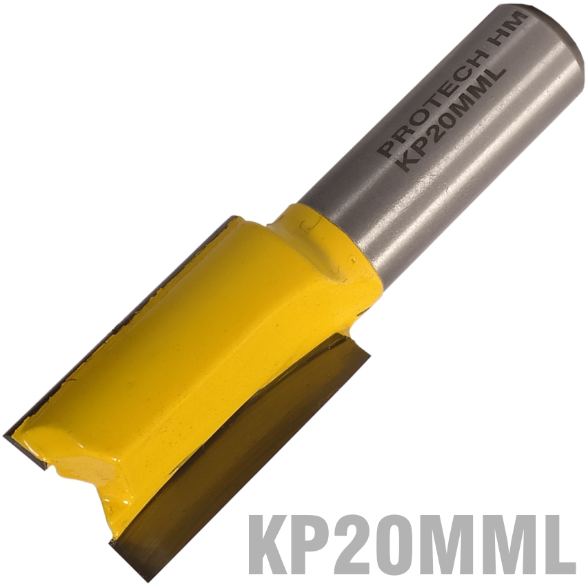 Straight Bit 20Mm X 32Mm Cut 2 Flute Metric 1/2' Shank