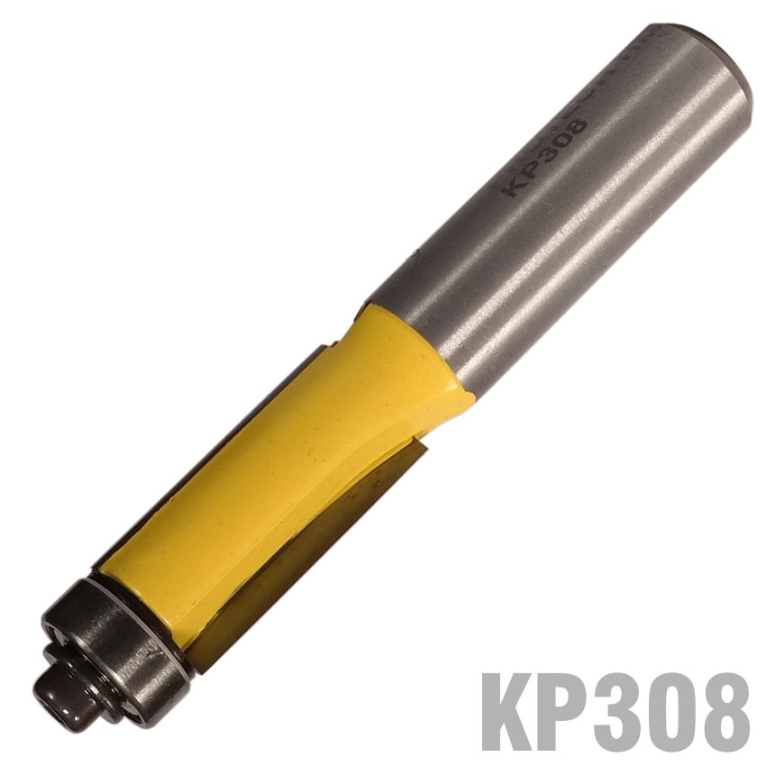 Trim Bit 1/2' X 1'With Bottom Bearing 1/2' Shank
