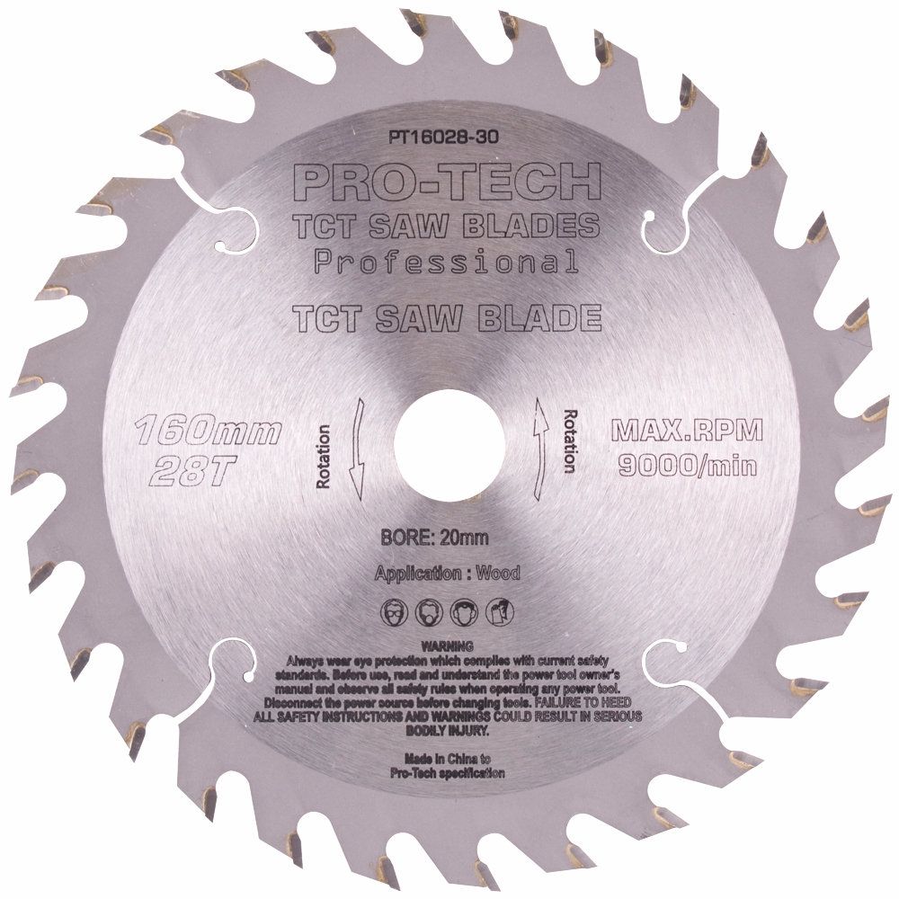 Saw Blade Tct 160X2.2X20X28T Wood Prof. Pro-Tech Fes. Ts55 W28