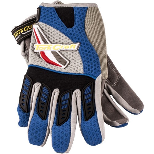 TorkCraft Mechanic Gloves – Black, Blue & Grey