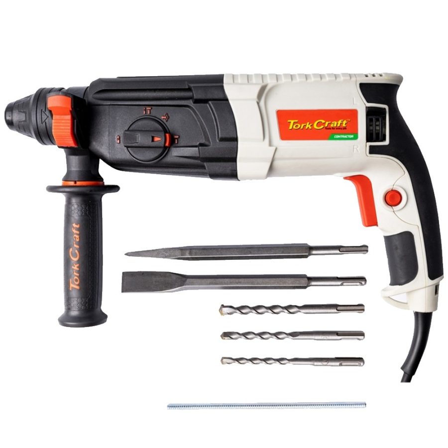 Rotary Hammer 800W 220V 2.8J SDS-Plus 4-Function – 5500 IPM