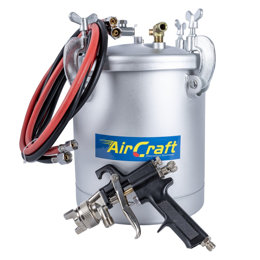 10L Paint Pot with 2m Hose and 1.8mm Gun (No Cup) – Aircraft