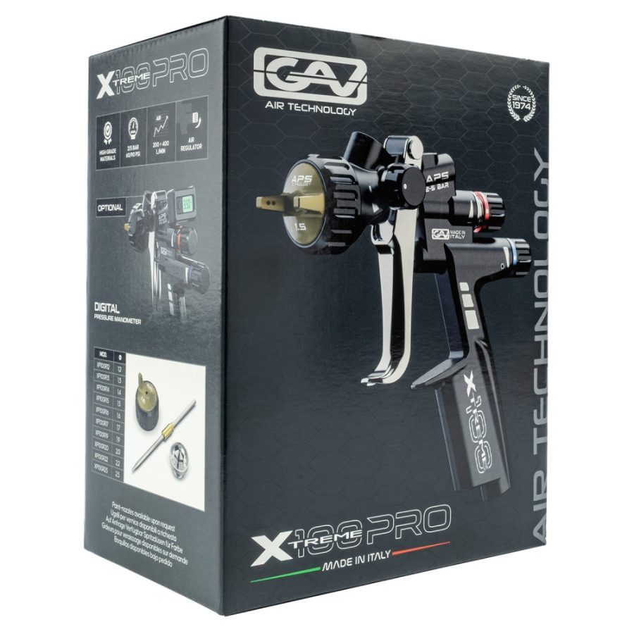 GAV Spray Gun Professional Upper Cup 600cc 2–4 Bar