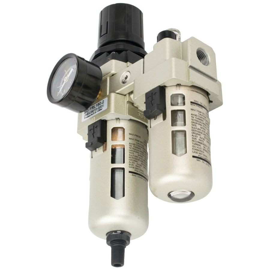 Aircraft Filter / Regulator / Lubricator 1/4" With Auto Drain (HEC3010-02D)