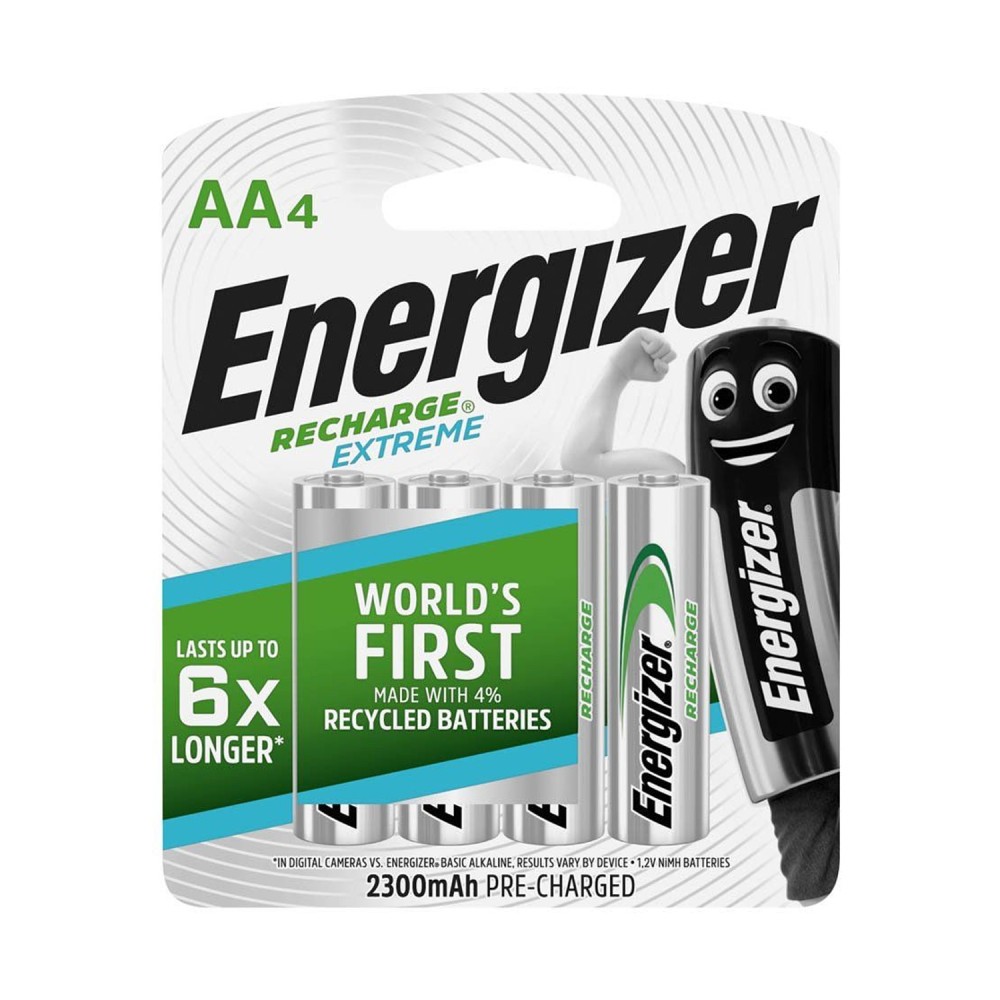 Energizer® Recharge Extreme AA 2300mAh – 4 Pack