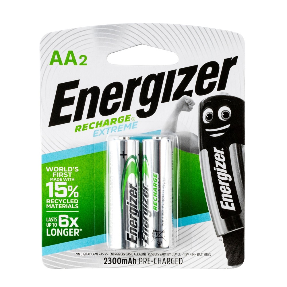 Energizer® Recharge Extreme AA 2300mAh – 2 Pack