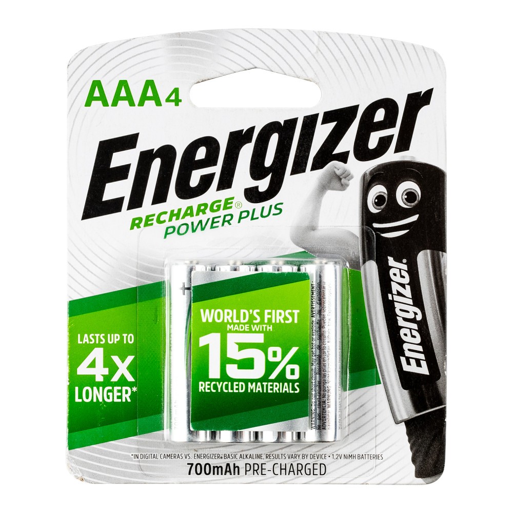 Energizer® Recharge AAA 700mAh – 4 Pack