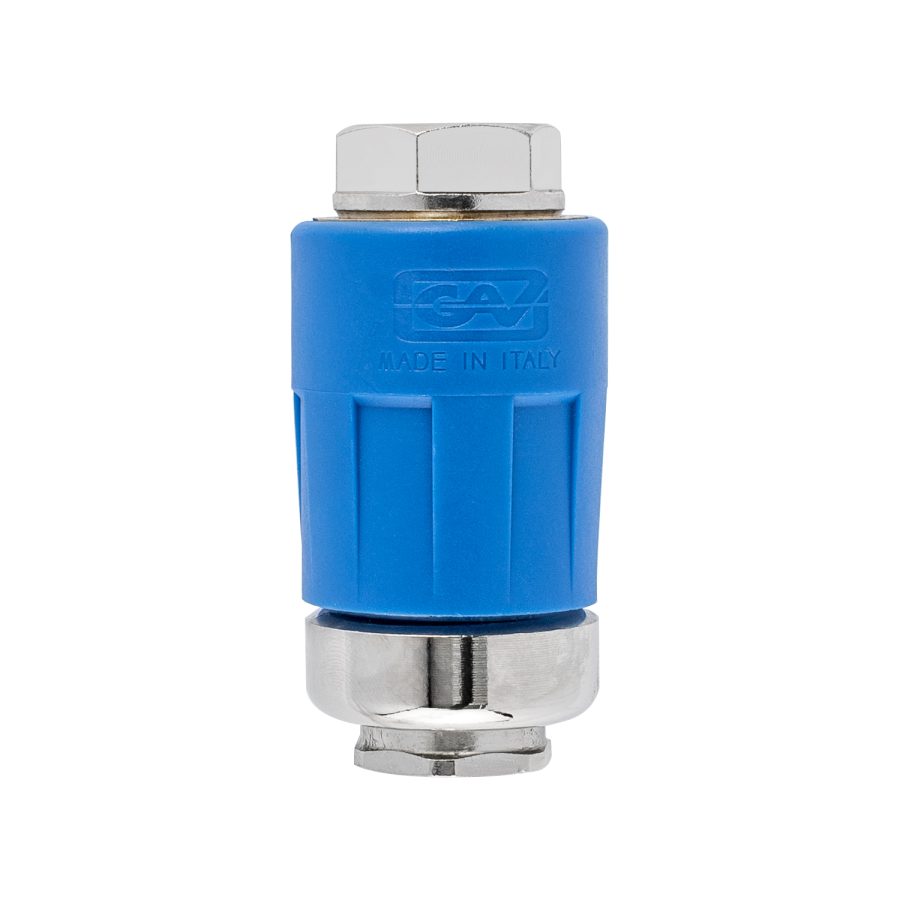 Safety Quick Coupler 1/4'F Two Stage Release Airblock