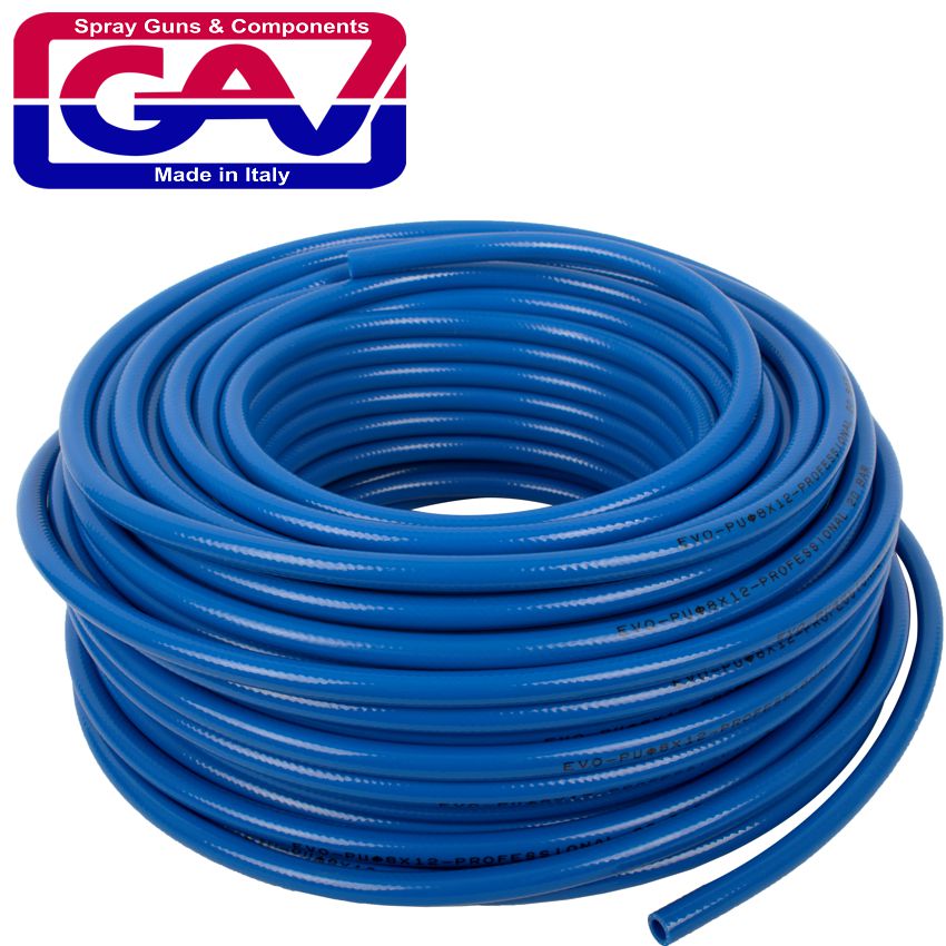 Pol High Pressure Hose 8mm Idx12mm Od 50M Blue