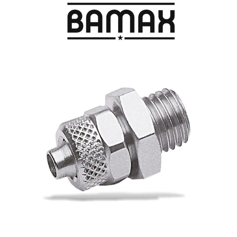 GAV Straight Conical 3/8M Push In Fitting For 8mm Hose