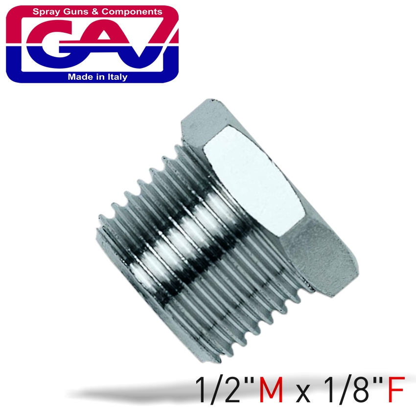 Taper Reducer Bush 1/2 X 1/8M/F