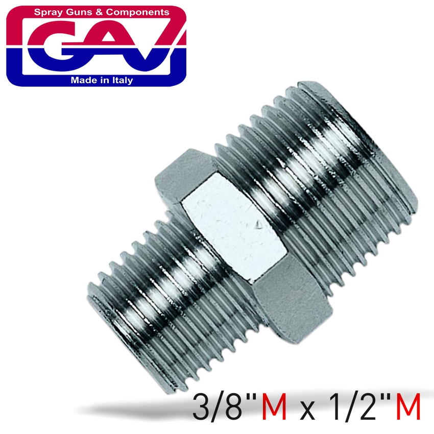 Taper Reducer Nipple 3/8 X 1/2M/M
