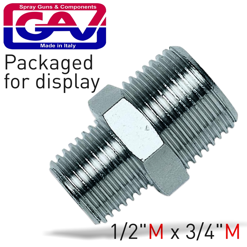 Taper Reducer Nipple 1/2'X3/4'Mm Packaged