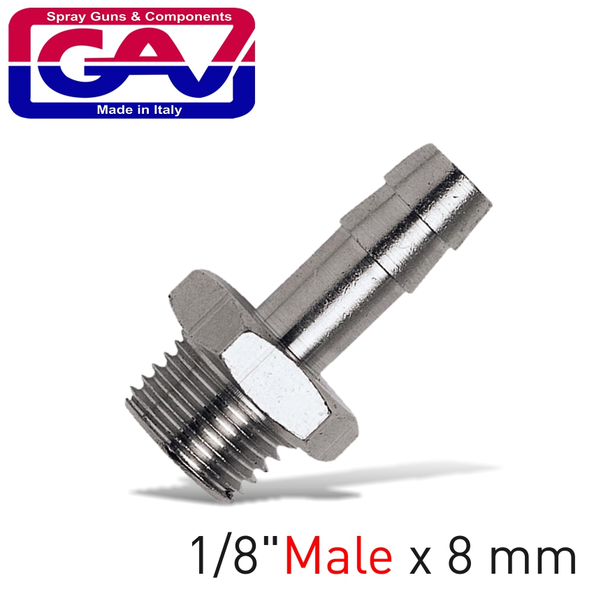 Hose Adaptor 1/8'M X 8mm