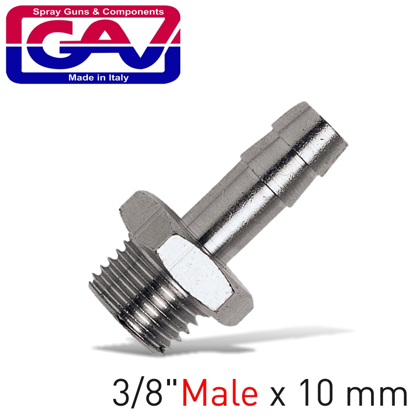 Hose Adaptor 3/8'M X 10mm