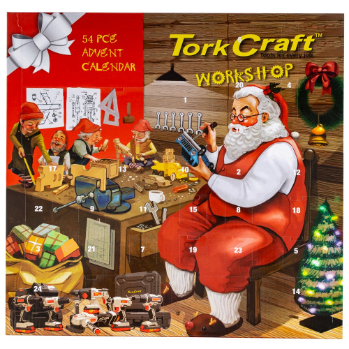 Tork Craft 54Pc Advent Calendar Tool Set
