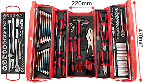 TorkCraft – 172 Piece Mechanic Tool Box - Image 2