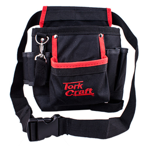 Tork Craft Tool Pouch Nylon With Belt – 7 Pocket