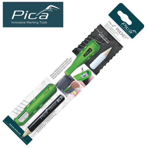 Pica Pocket C/w 1 For All Black And White Marking Pencil