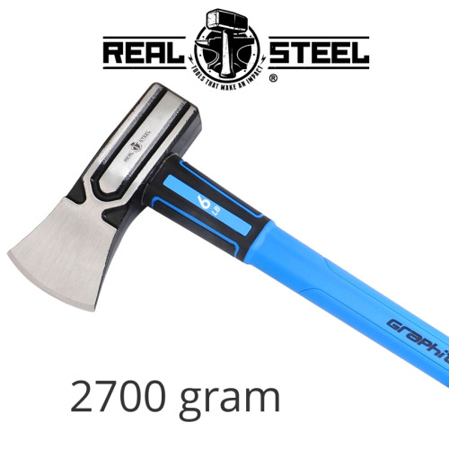 Real Steel Axe Hammer 2700g – Graphite Handle