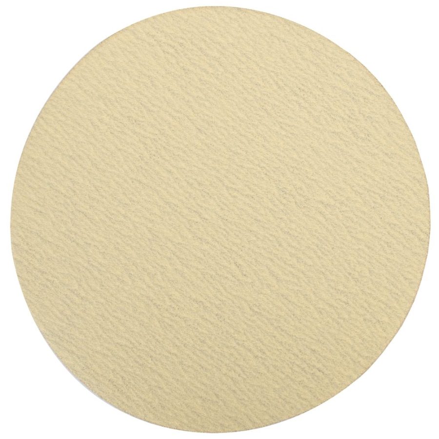 Gold Disc (50 Pieces) 320 Grit 150mm Without Hole Hook And Loop