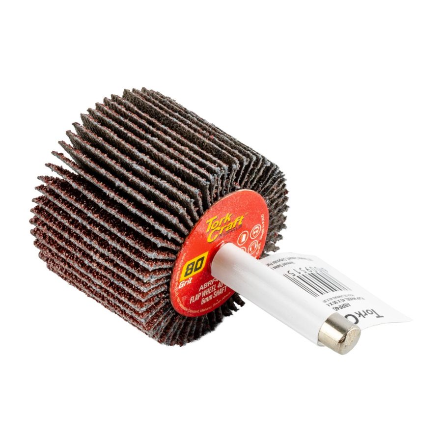 Flap Wheel 40 X 20 X 6mm Shaft 80 Grit Per Each