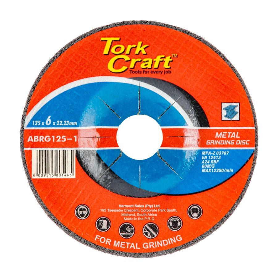 Grinding Disc For Steel 125 X 6.0 X 22.22mm