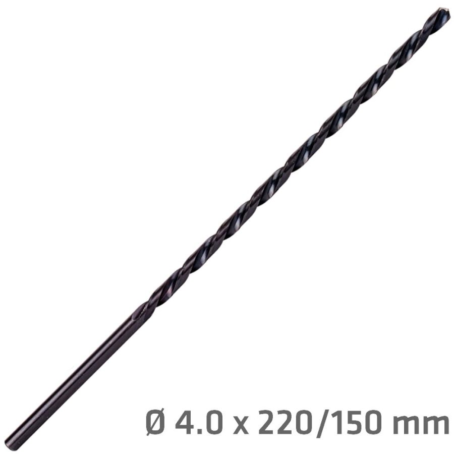 Hss Drill Bit 4mm 220 X 150 Extra Long