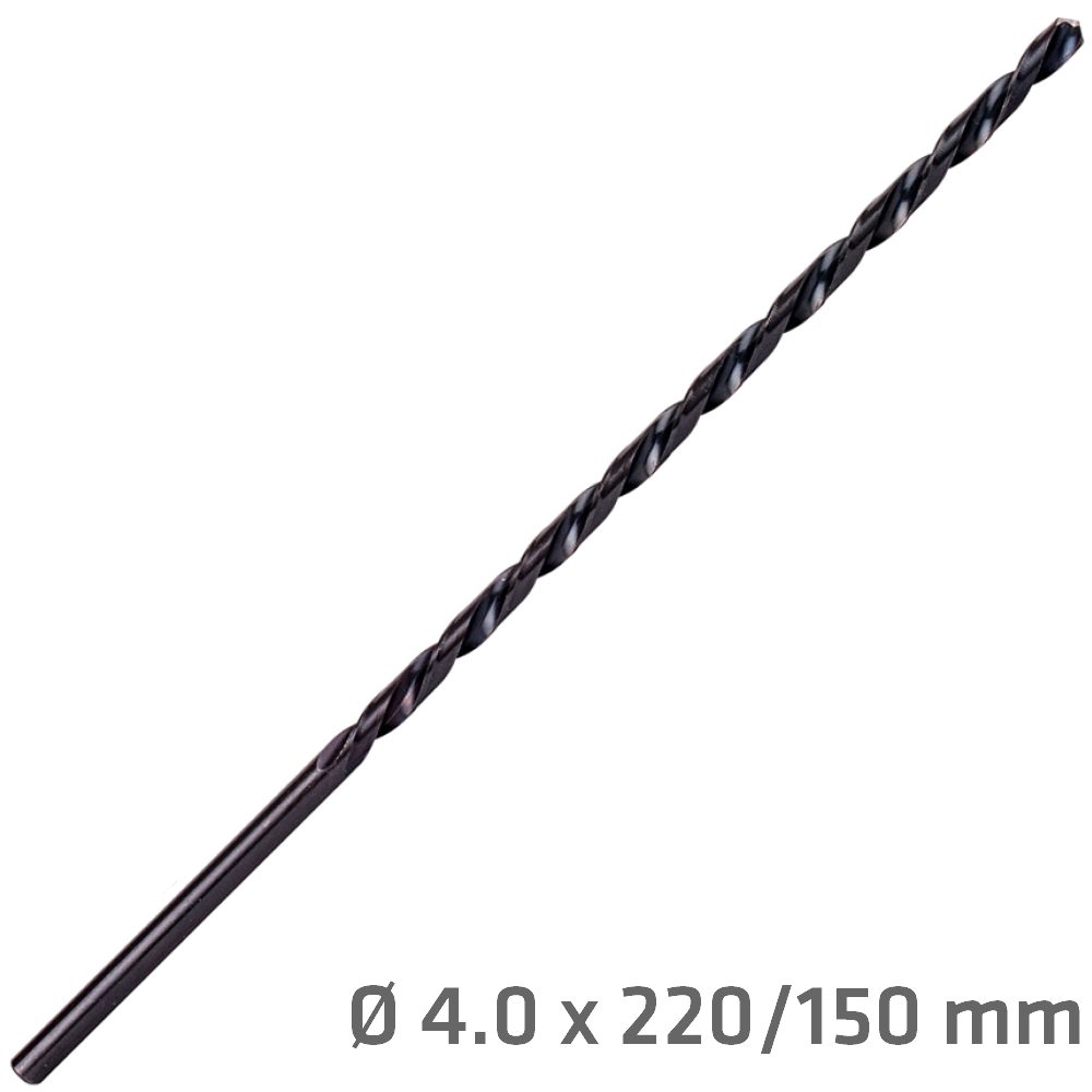 Hss Drill Bit 4mm 220 X 150 Extra Long