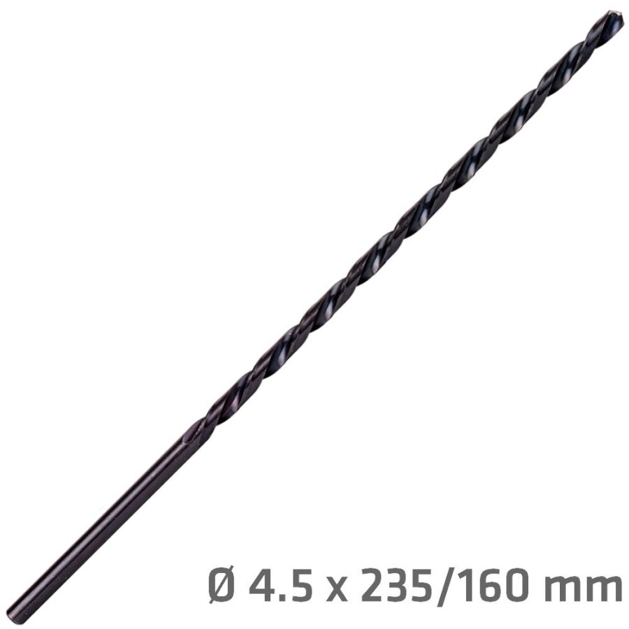 Hss Drill Bit 4.5mm 235 X 160 Extra Long