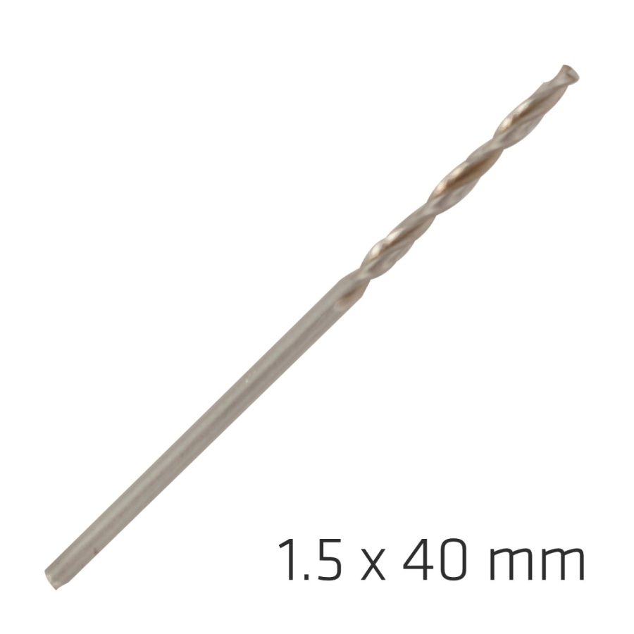 Alpen Pro Hss 1.5mm Drill Din 338 Rn 135 Split Point Plastic Wallet (
