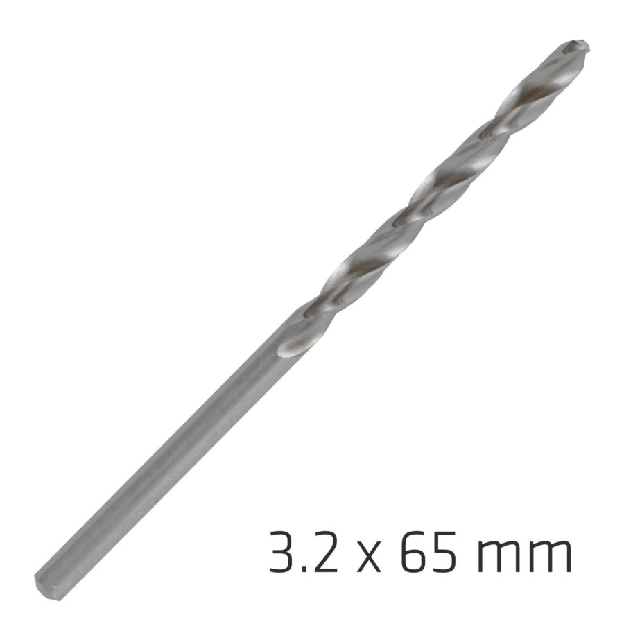 Alpen Pro Hss 3.2mm Drill Din 338 Rn 135 Split Point Plastic Wallet (